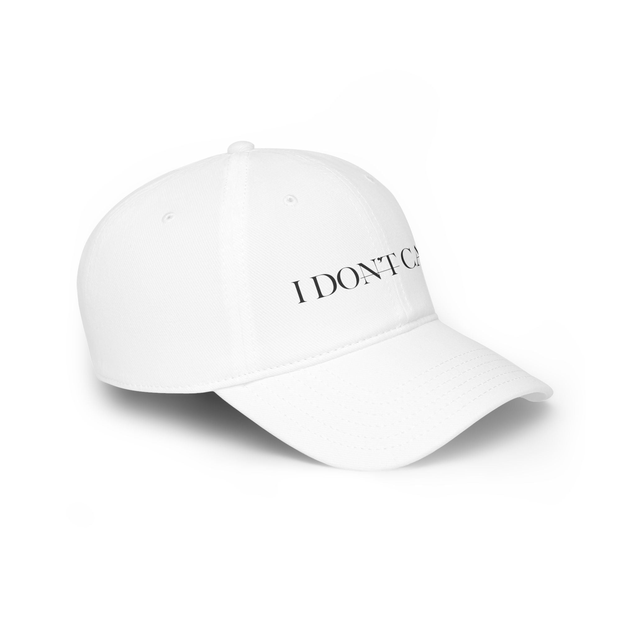 I Don't Care - Baseball Cap White