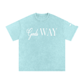 Gods Way - Snow Washed Oversized Cotton T-Shirt