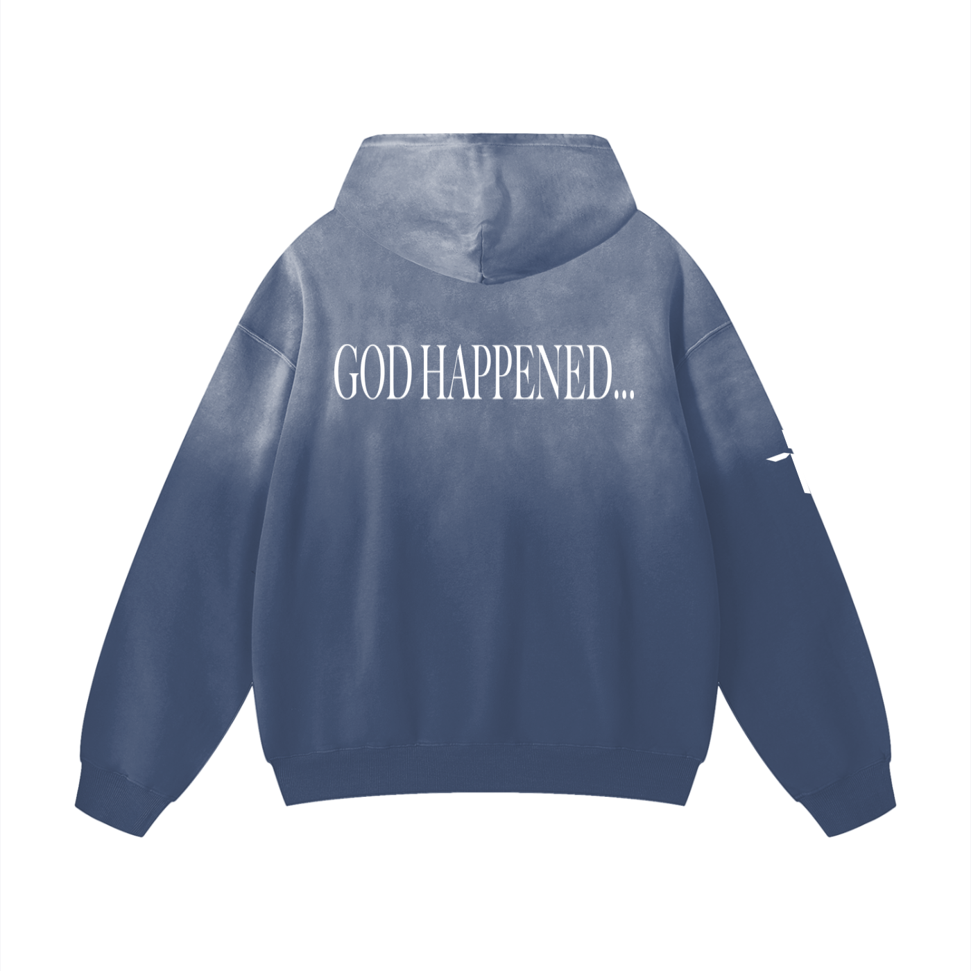 God Happened - Heavyweight Sunfade Oversized Hoodie